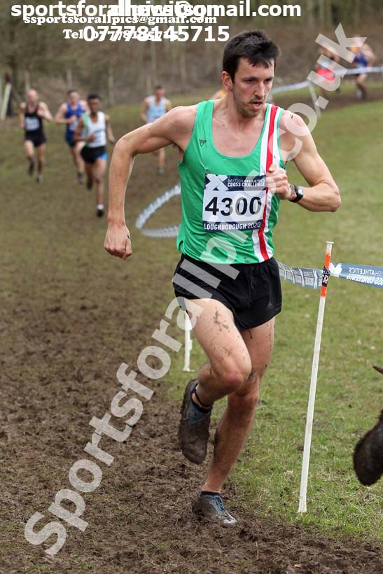 Senior men, 2020 British Athletics Inter Counties Cross Country Champs., Prestwold Hall, Loughborough. Photo: David T. Hewitson/Sports for All Pics